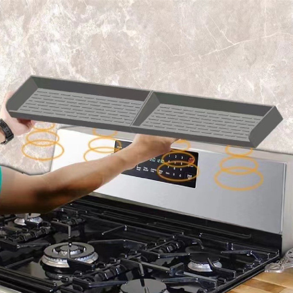 Magnetic Silicone Oven Shelf - Foldable, Removable, Kitchen Storage Organizer