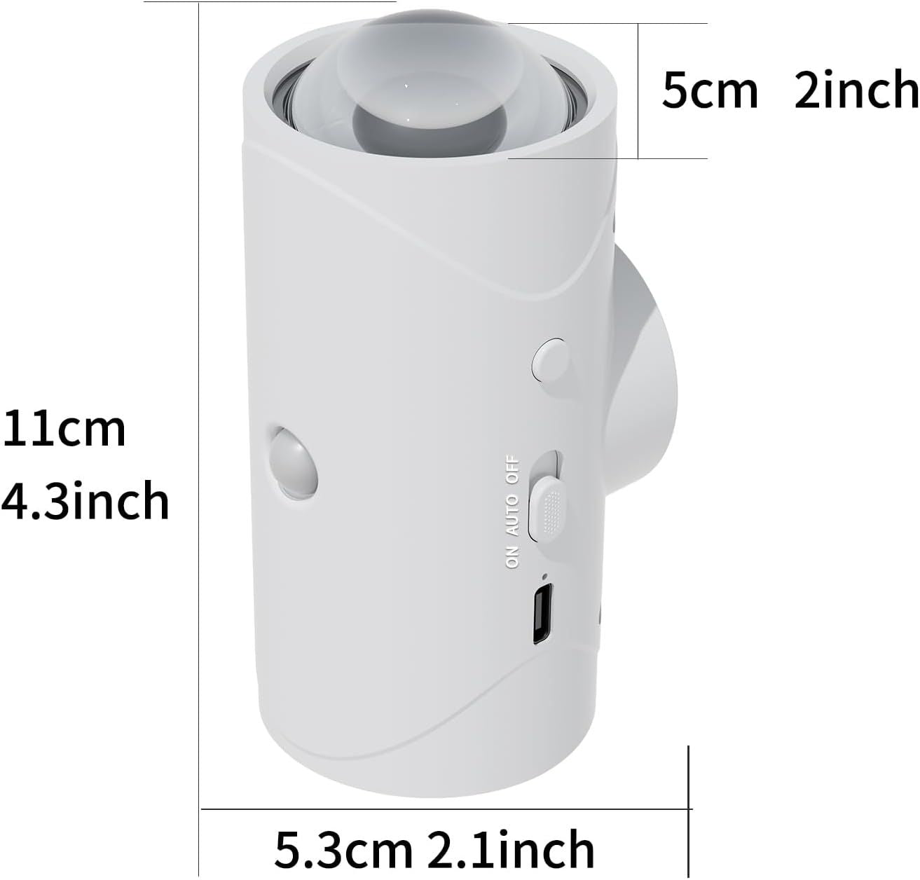 Rechargeable Motion Sensor Night Light - Magnetic RGB & Warm LED Wall Light, Wireless, 2-4 Pack