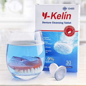 Dentures Cleaning Effervescent Tablets Stain Removal Oral Care