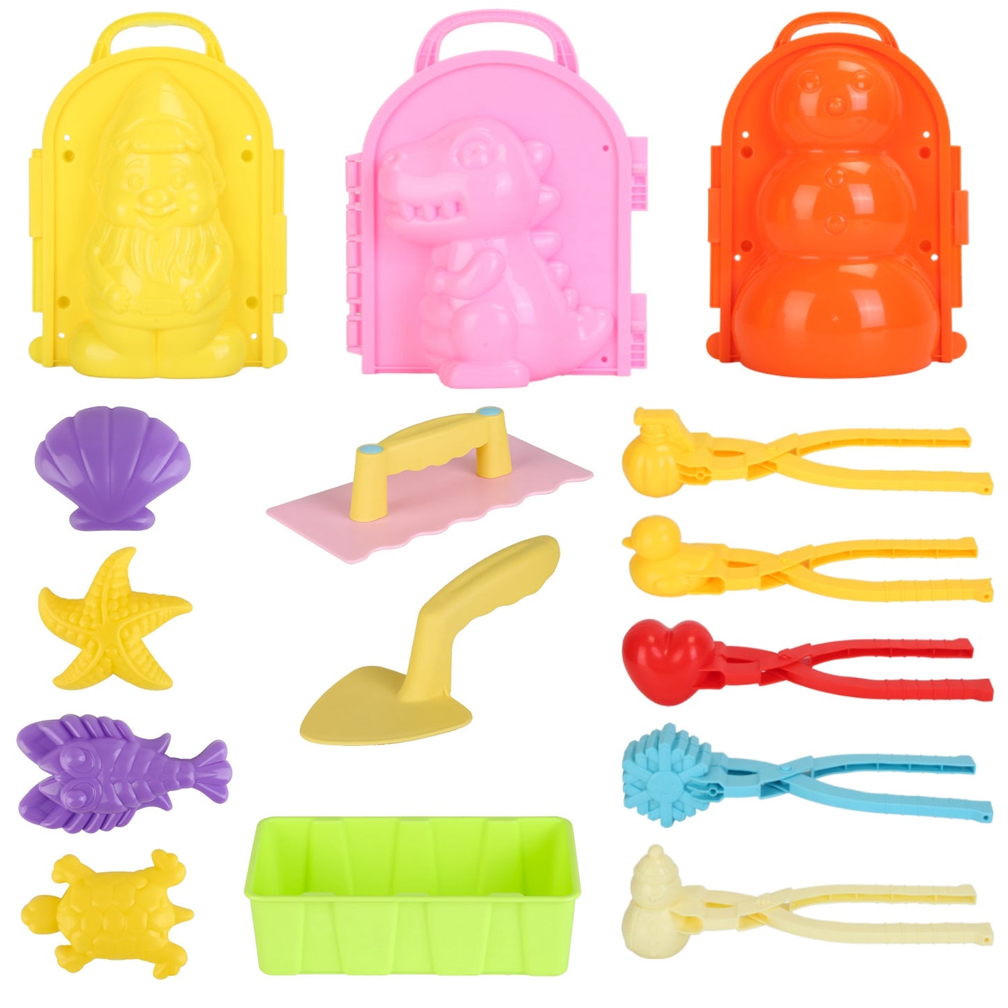 15-Piece Winter Snowball Maker Kit - Fun Outdoor Toys for Kids