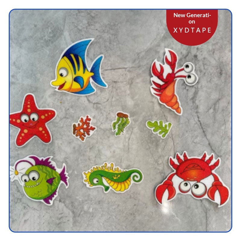 Colorful Waterproof Anti-Slip Stickers for Bathroom & Bathtub Safety