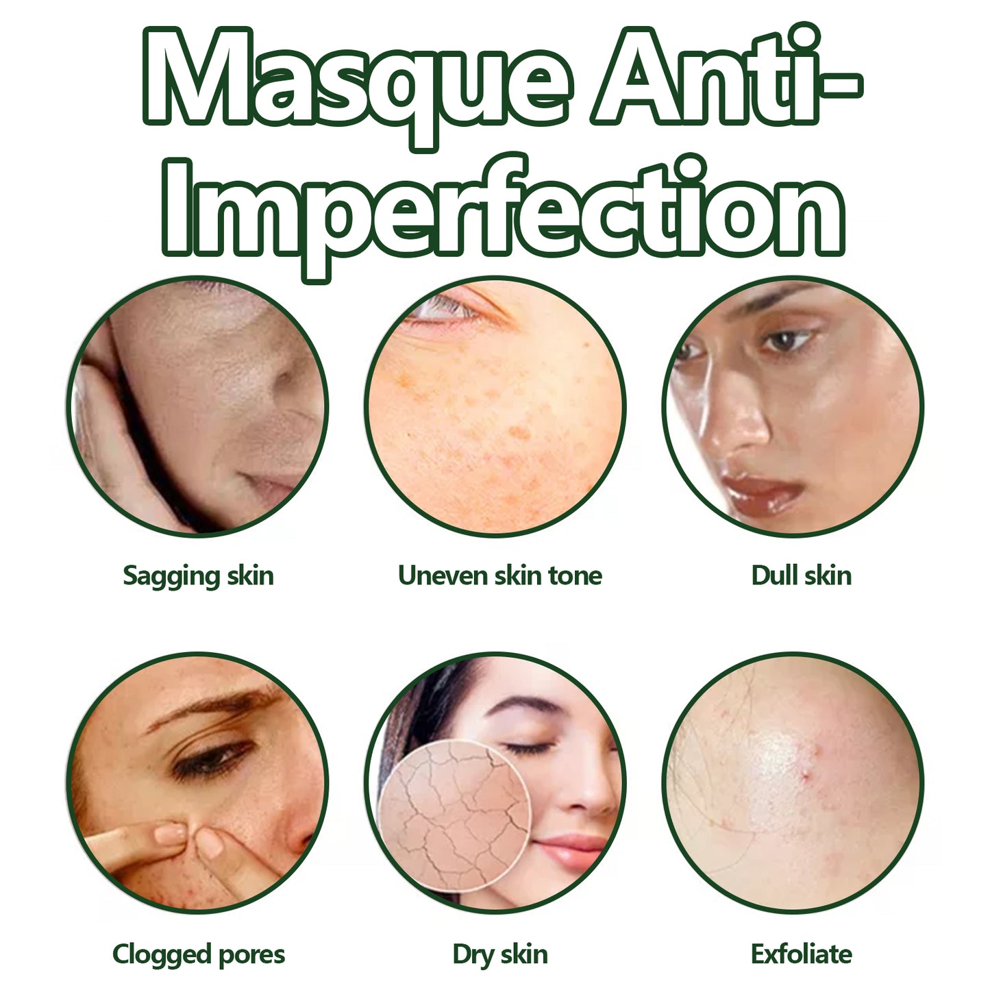 Green Tea Solid Clay Face Mask - Anti-Imperfection & Pore Cleansing
