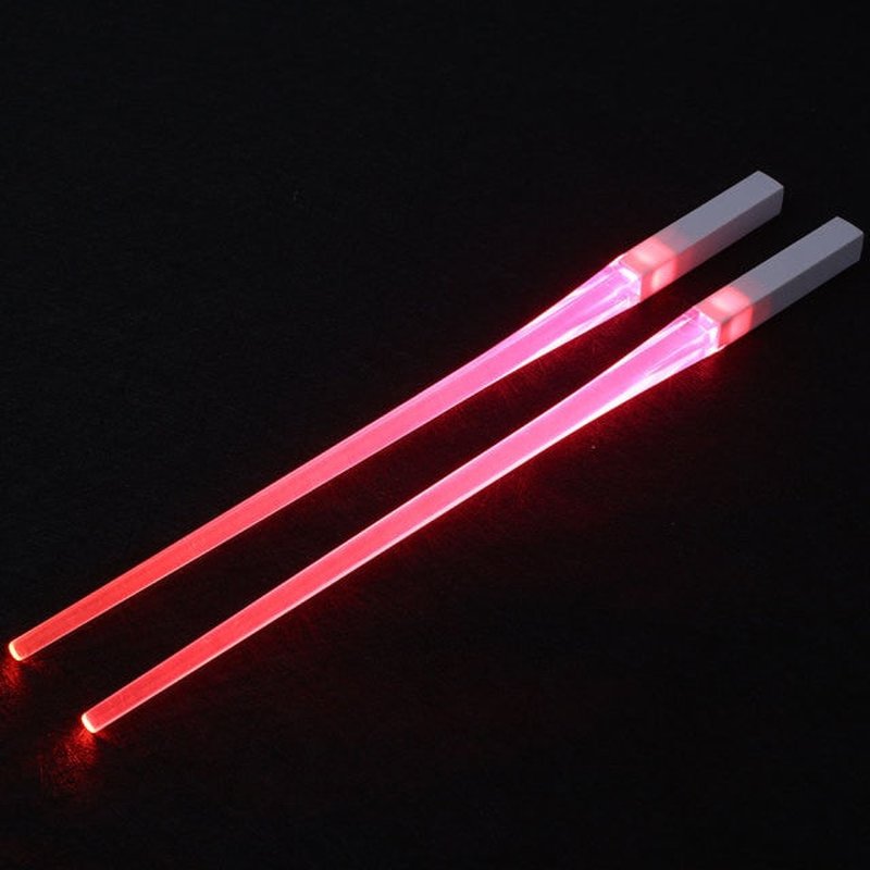 LED Light-Emitting Chopsticks Creative Lighted Flatware for Dinner