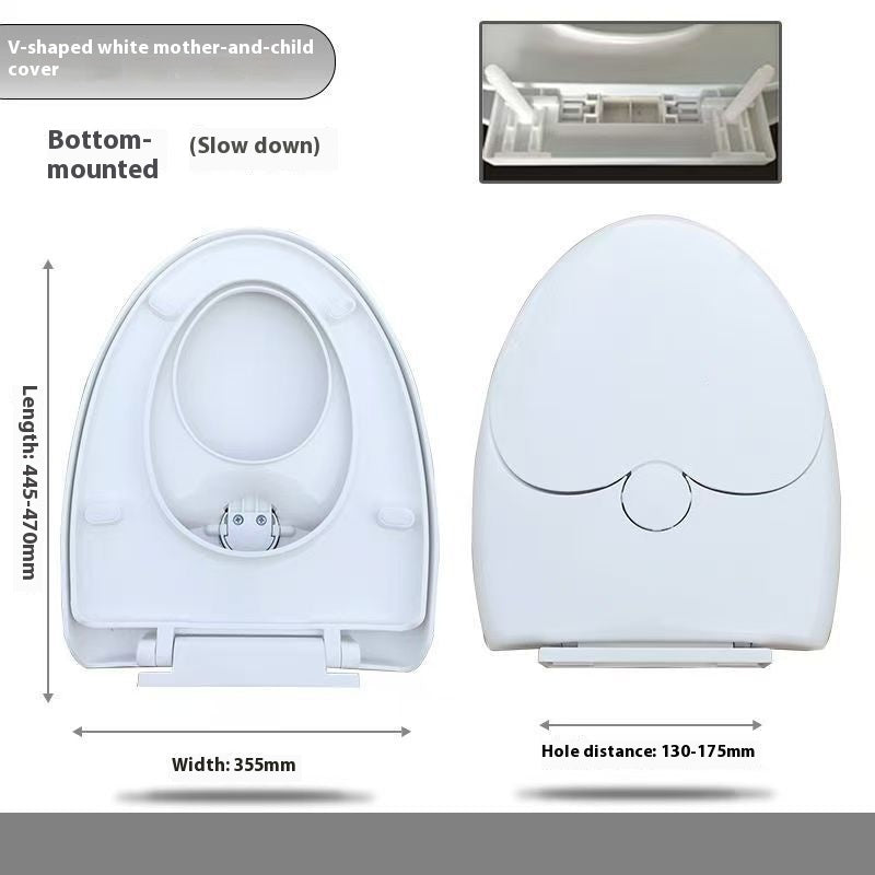 Dual-Purpose Toilet Lid Cover Thickened Modern Bathroom Storage