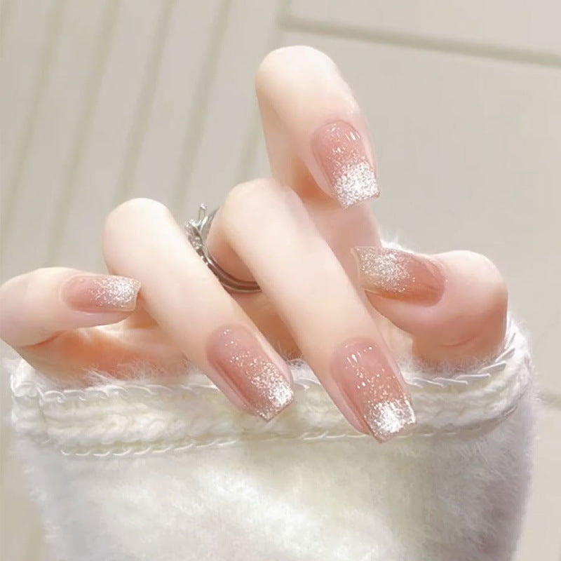 Nail Polish Gel - Iced Tea Crystal Cat's Eye Effect 8g Frosted Finish