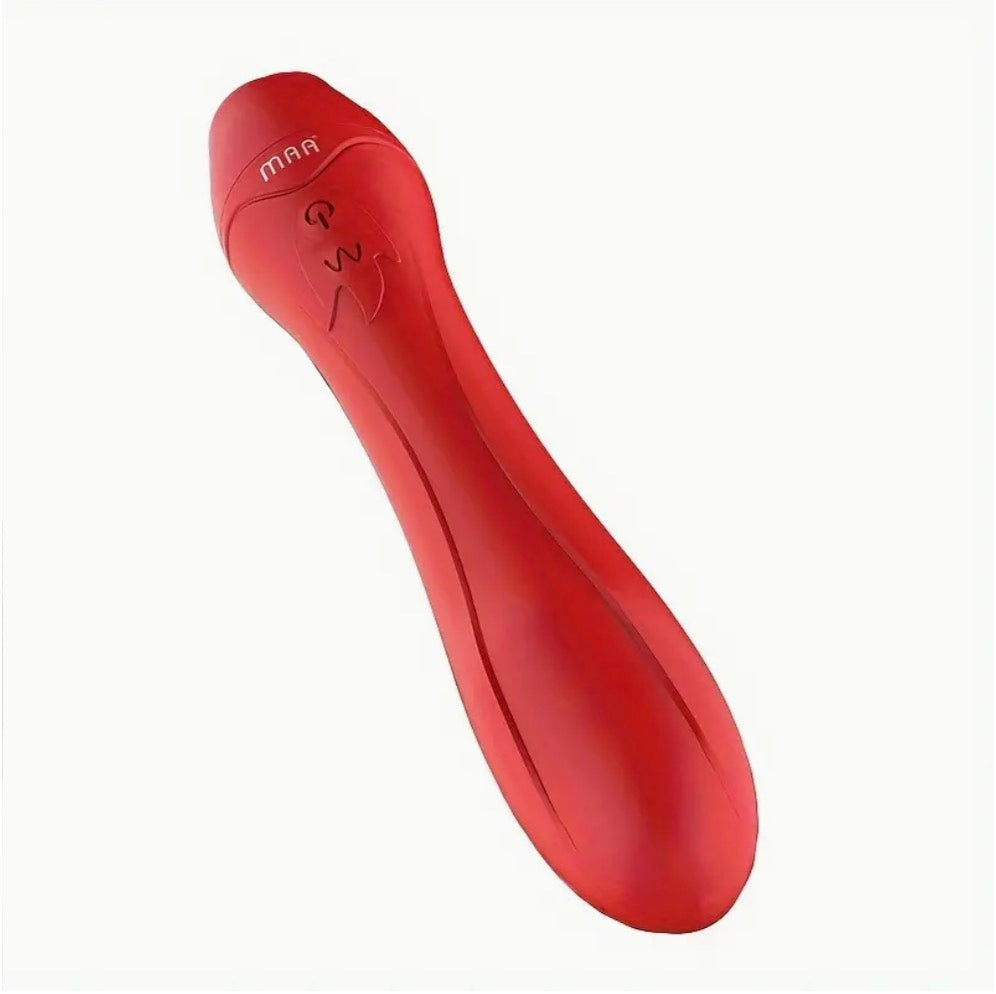 Heated G-Spot Vibrator & Nipple Massager - Adult Toy