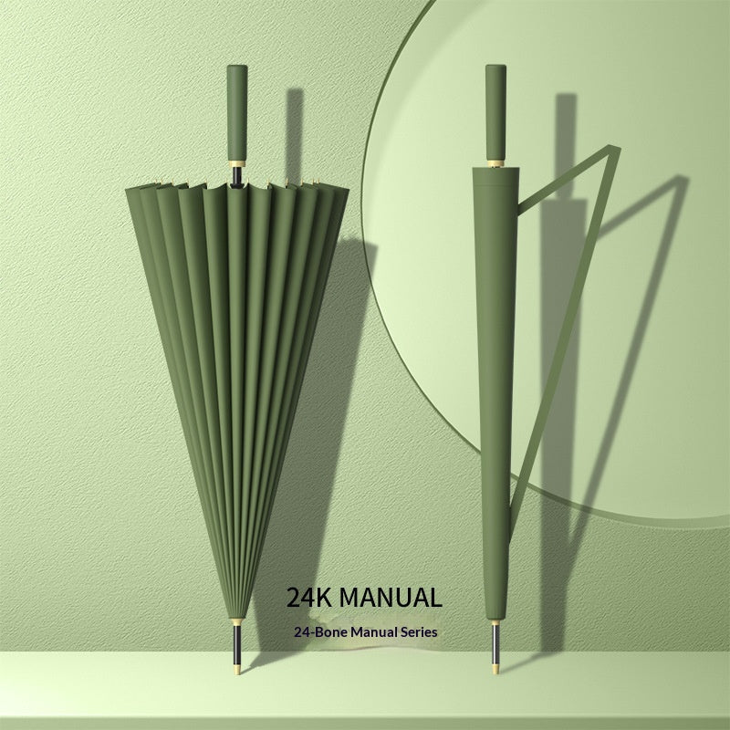 Large Automatic Long-Handled Umbrella for Sunny and Rainy Weather