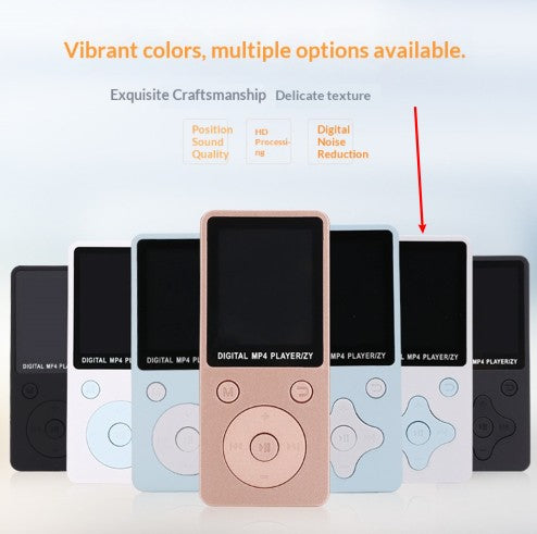 Ultra-Thin MP4 Player with 1.8-inch Screen, FM Radio & Voice Recording