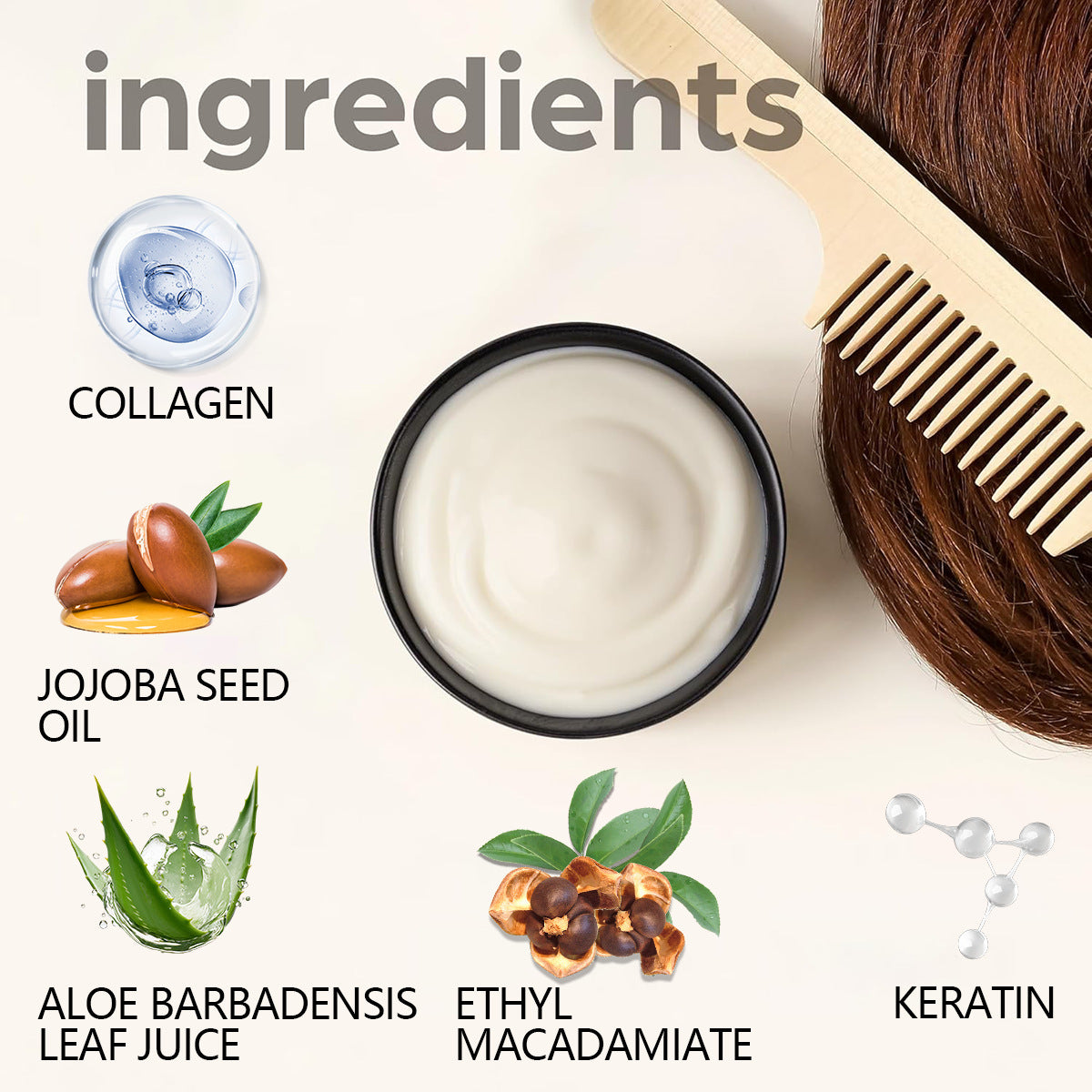 Moisturizing Hair Care Mask - 100g