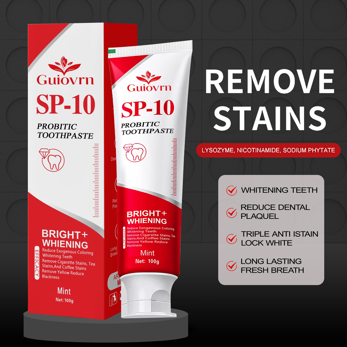 Probiotic Whitening Toothpaste - Mint Freshness Enamel Care