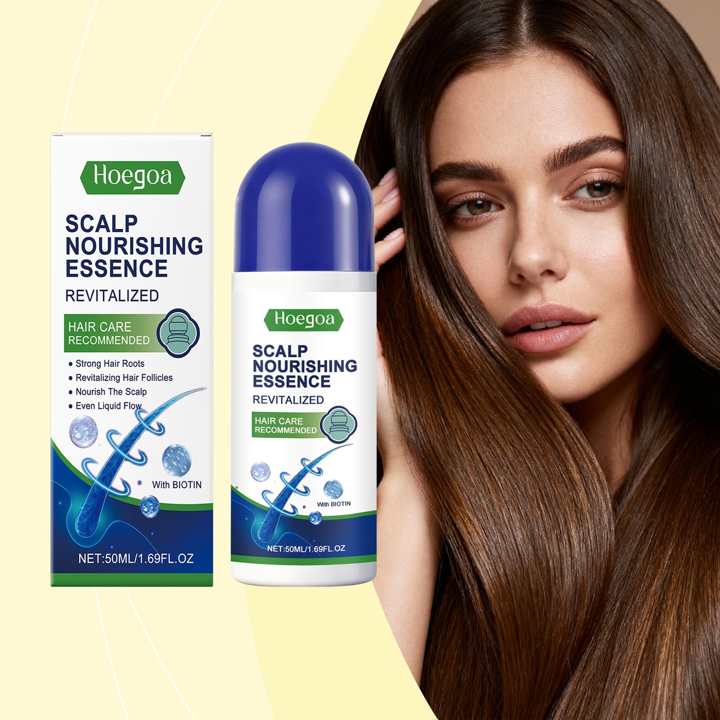 Scalp Nourishing Roll-On - 50ml Hair & Skin Care Treatment