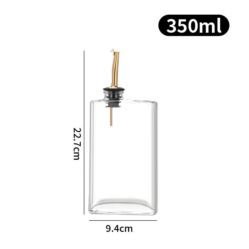 Automatic Square Oil Dispenser Household Kitchen Storage - 350ml & 500ml