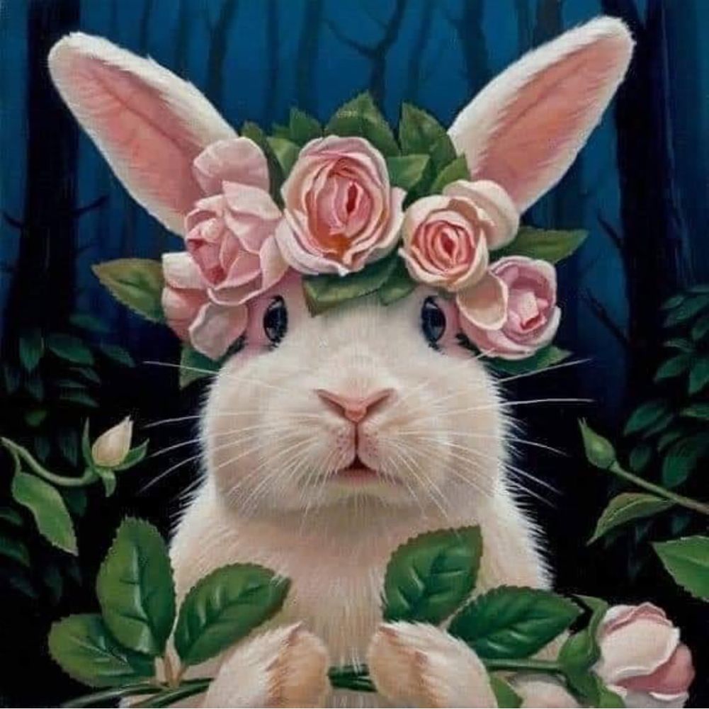 5D Diamond Painting Kit for Animals - Resin Rhinestone Cross Stitch Art