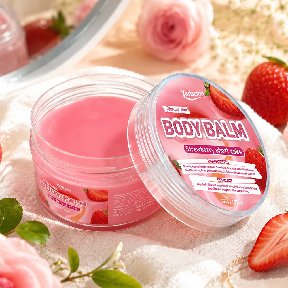 Strawberry Body Butter with Plant Oils