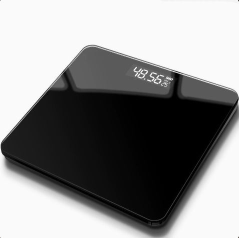 Rechargeable Digital Weighing Scale for Home & Office - Black & White