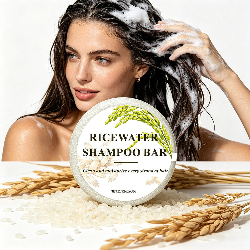 Rice Shampoo Bar 60g - Gentle Hair & Body Care