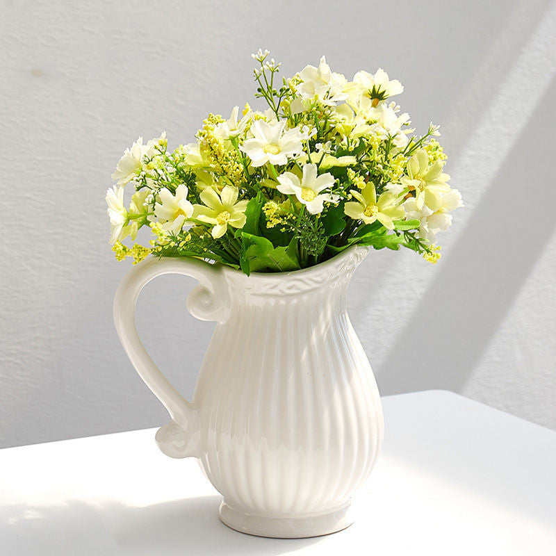 Ceramic Modern Vase for Living Room Floral Decor - Multi Styles