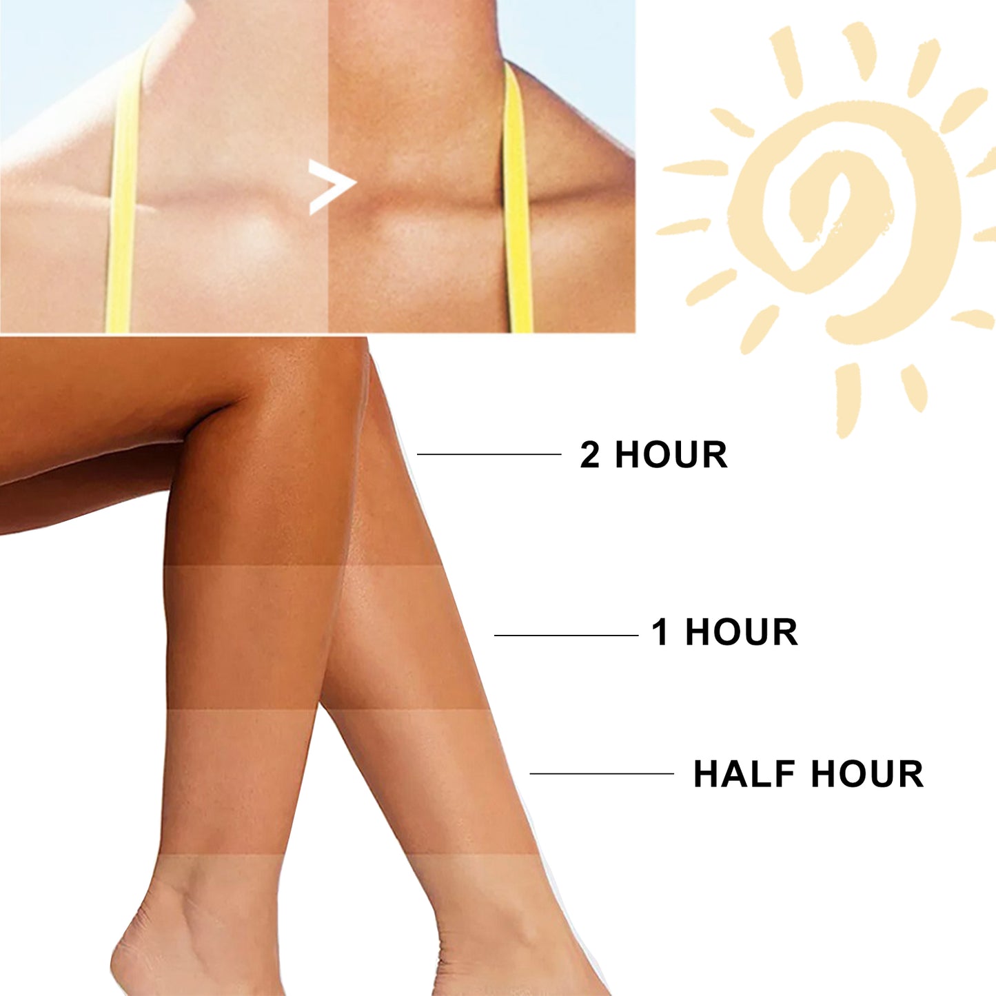 Natural Carrot Seed Oil Tanning Bronzer Cream - Sun-Kissed Skin Care