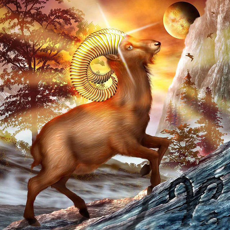 Diamond Painting Goat DIY Mosaic Kit 5D Art & Craft Set