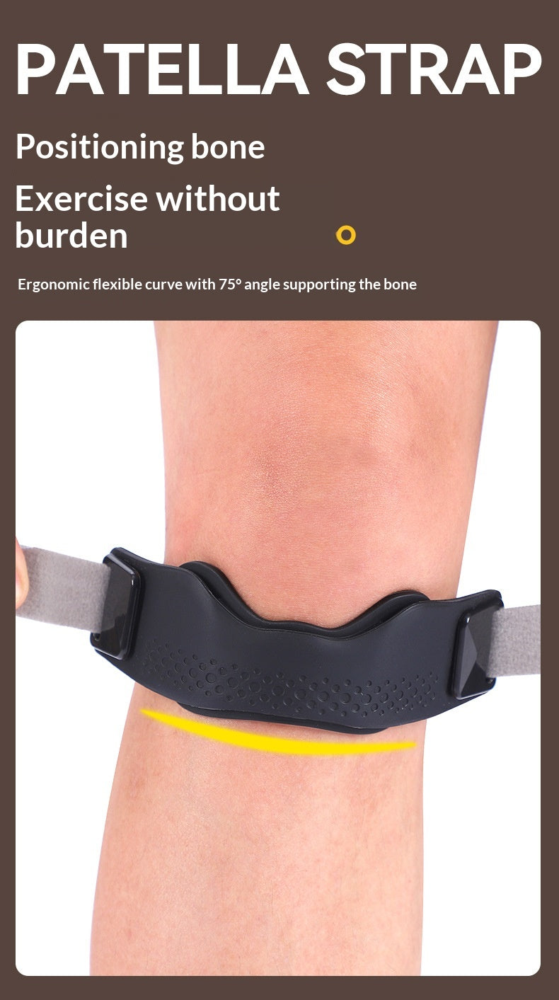 Butterfly-Style Silicone Knee Brace Strap – Sports & Injury Prevention