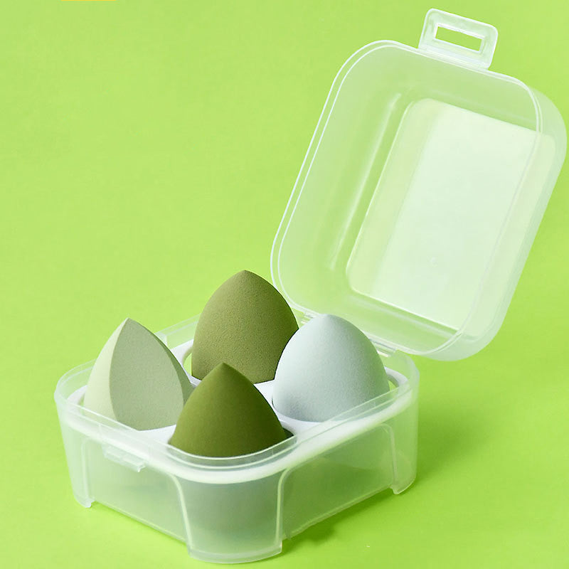 Hydrophilic Makeup Egg Sponges Set for Wet & Dry Application - 4 Pack