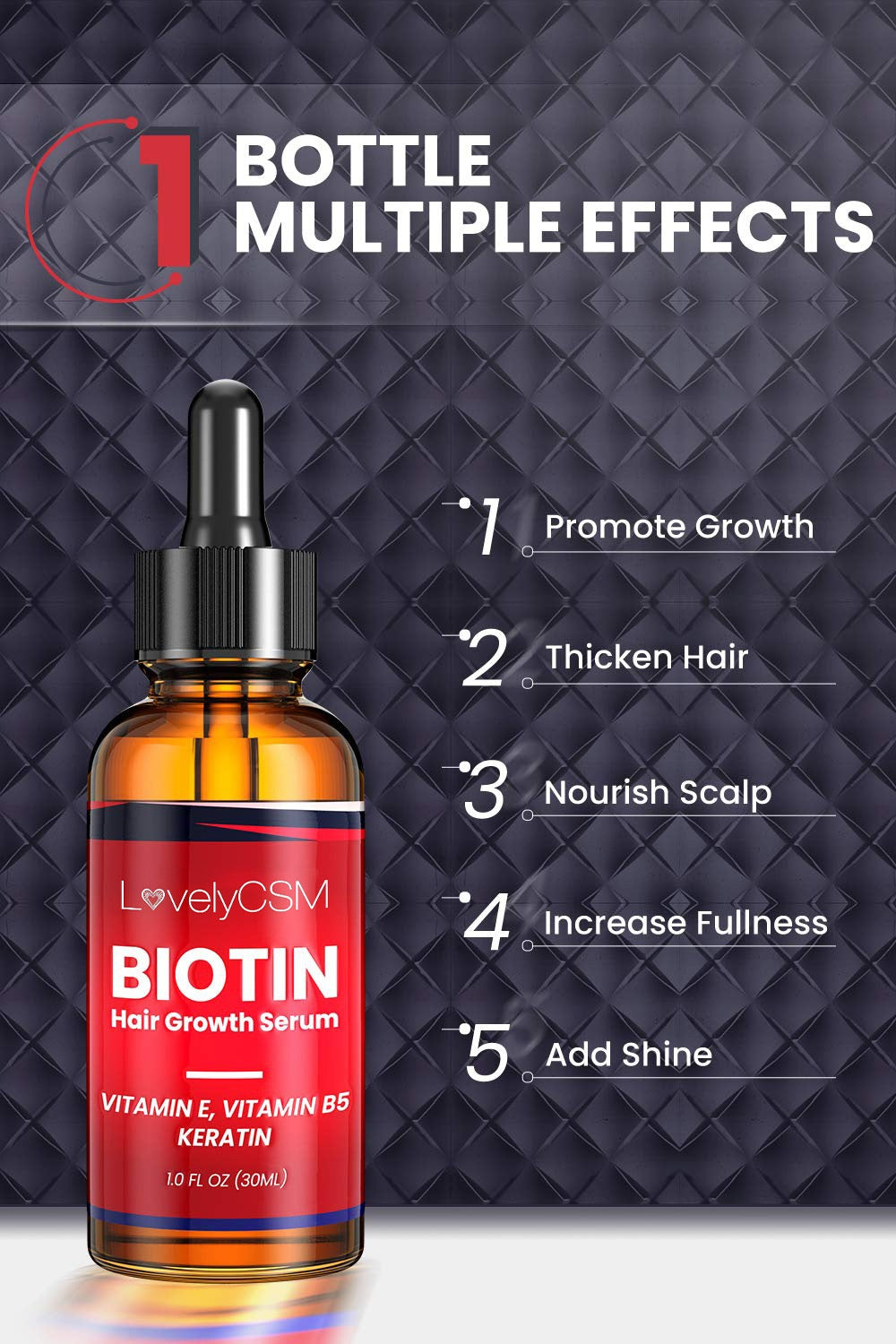 Anti-hair Loss Serum Ginger Oil Hair Regeneration Care Biotin
