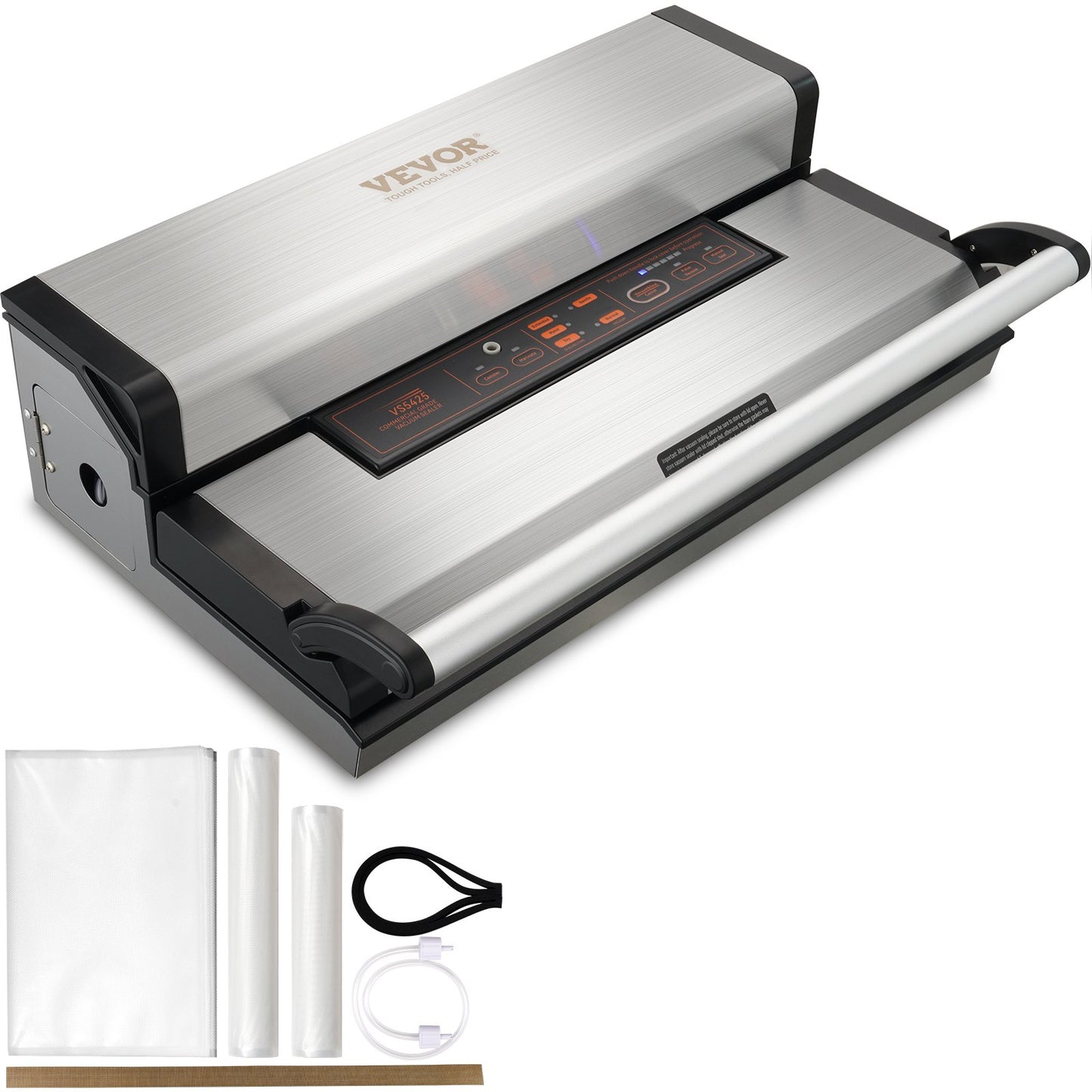 Vacuum Sealer Machine 95Kpa 350W Dual Pump for Food Storage - Automatic & Manual