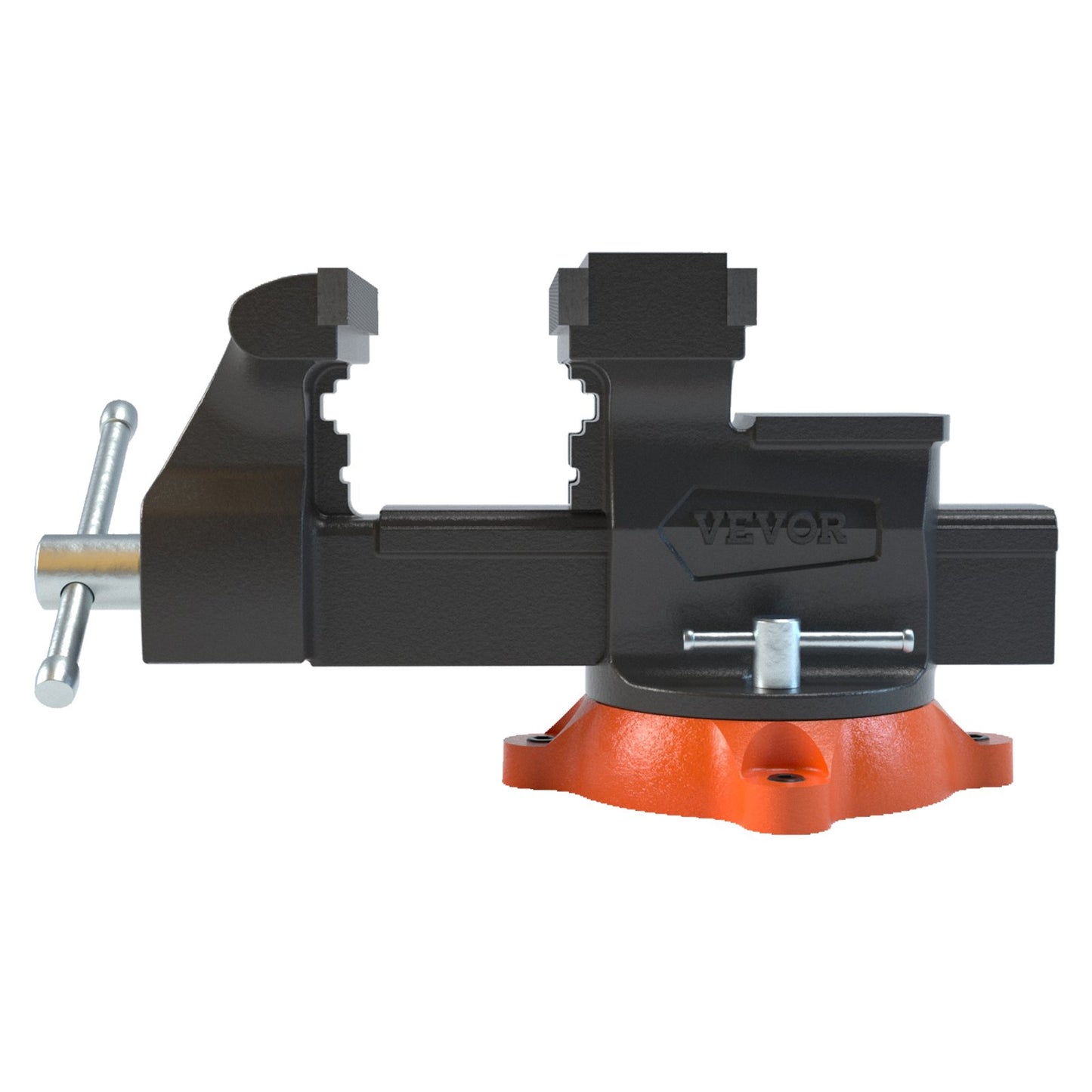 6.5" Bench Vise with 360° Swivel Locking Base & Two-Way Jaw