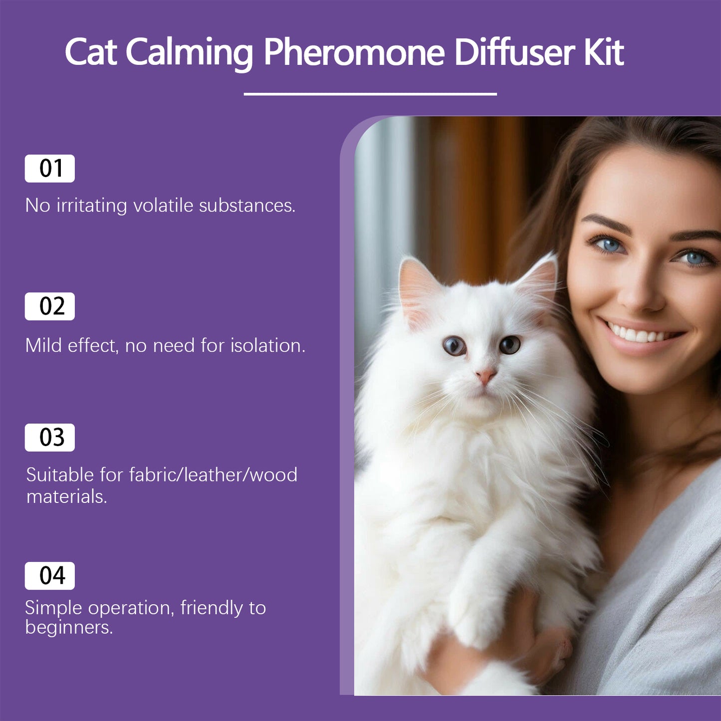 Calming Cat Spray - 60ML Anxiety Relief & Behavior Support