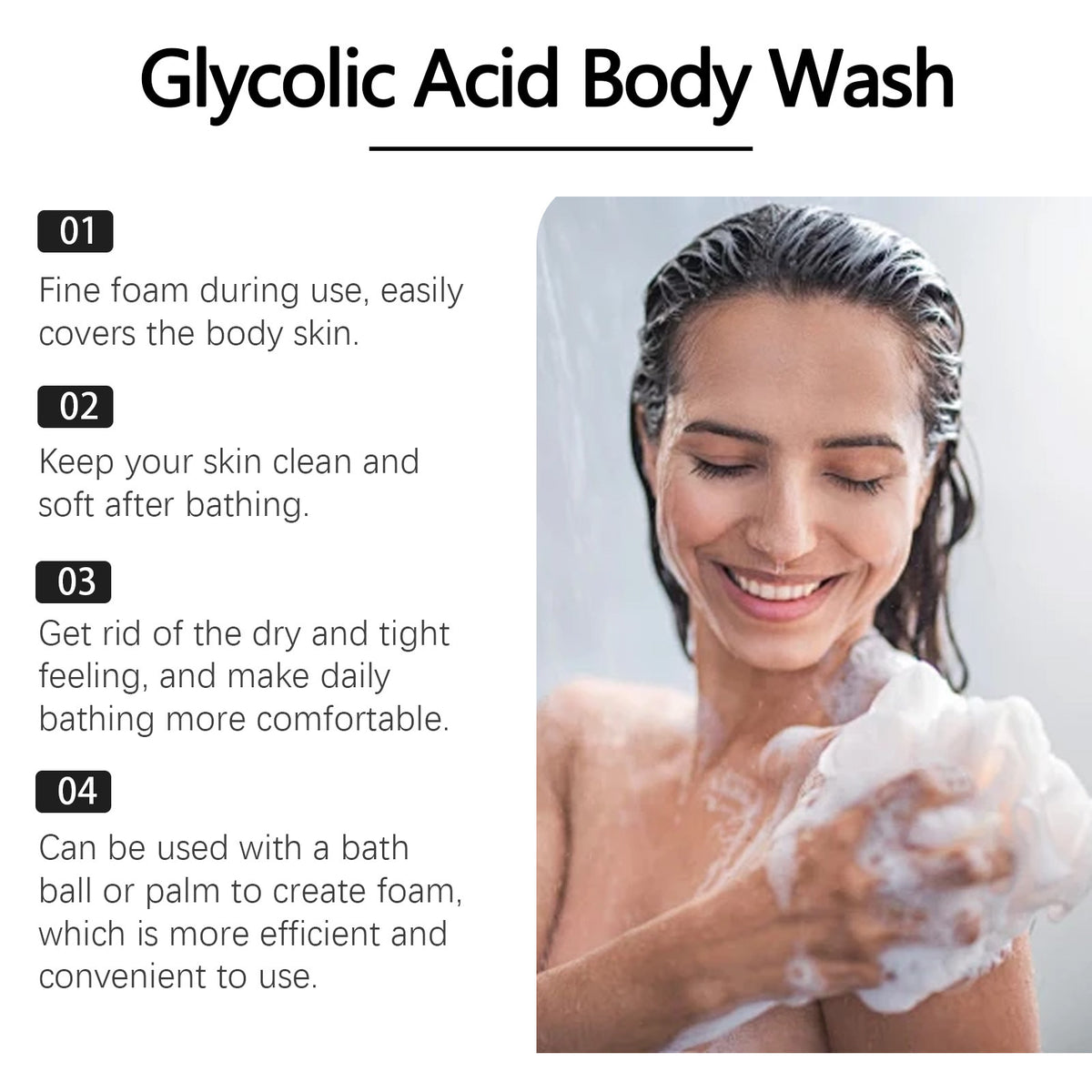 Moisturizing Shower Gel for Skin Cleansing - 100ml
