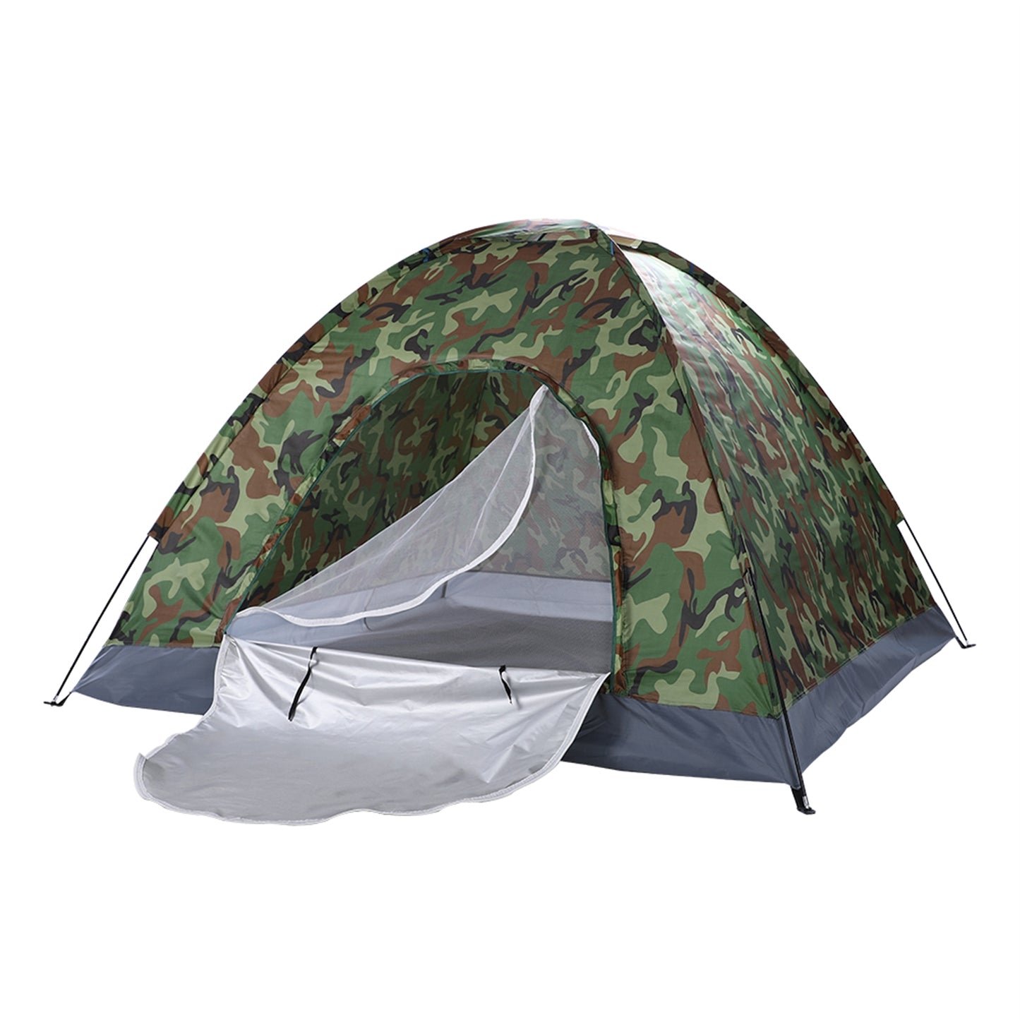 3-4 Person Camouflage Portable Camping Dome Tent