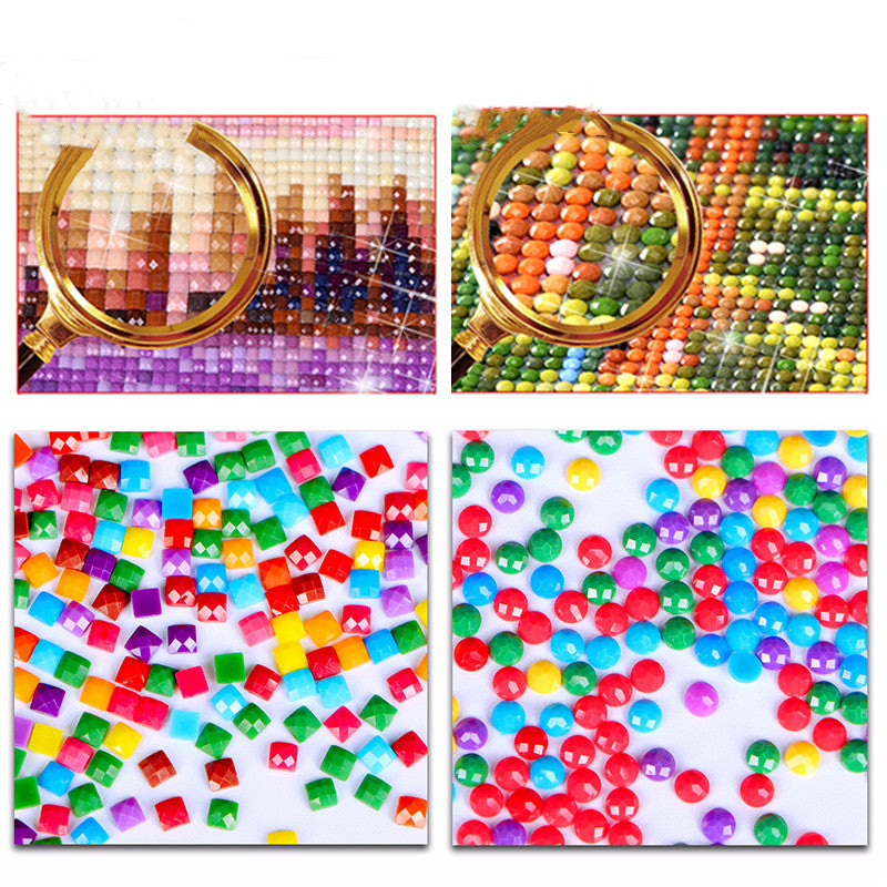 DIY Diamond Embroidery Cross Stitch Kit Home Decoration - Multiple Sizes & Styles