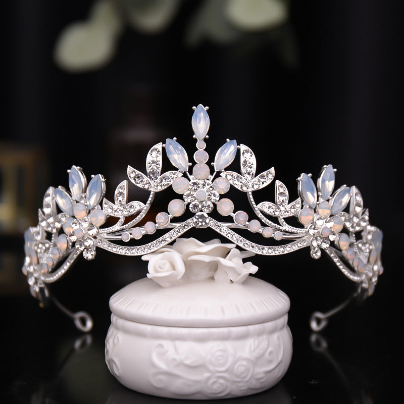 Rhinestone Princess Crown Tiara Hair Accessory
