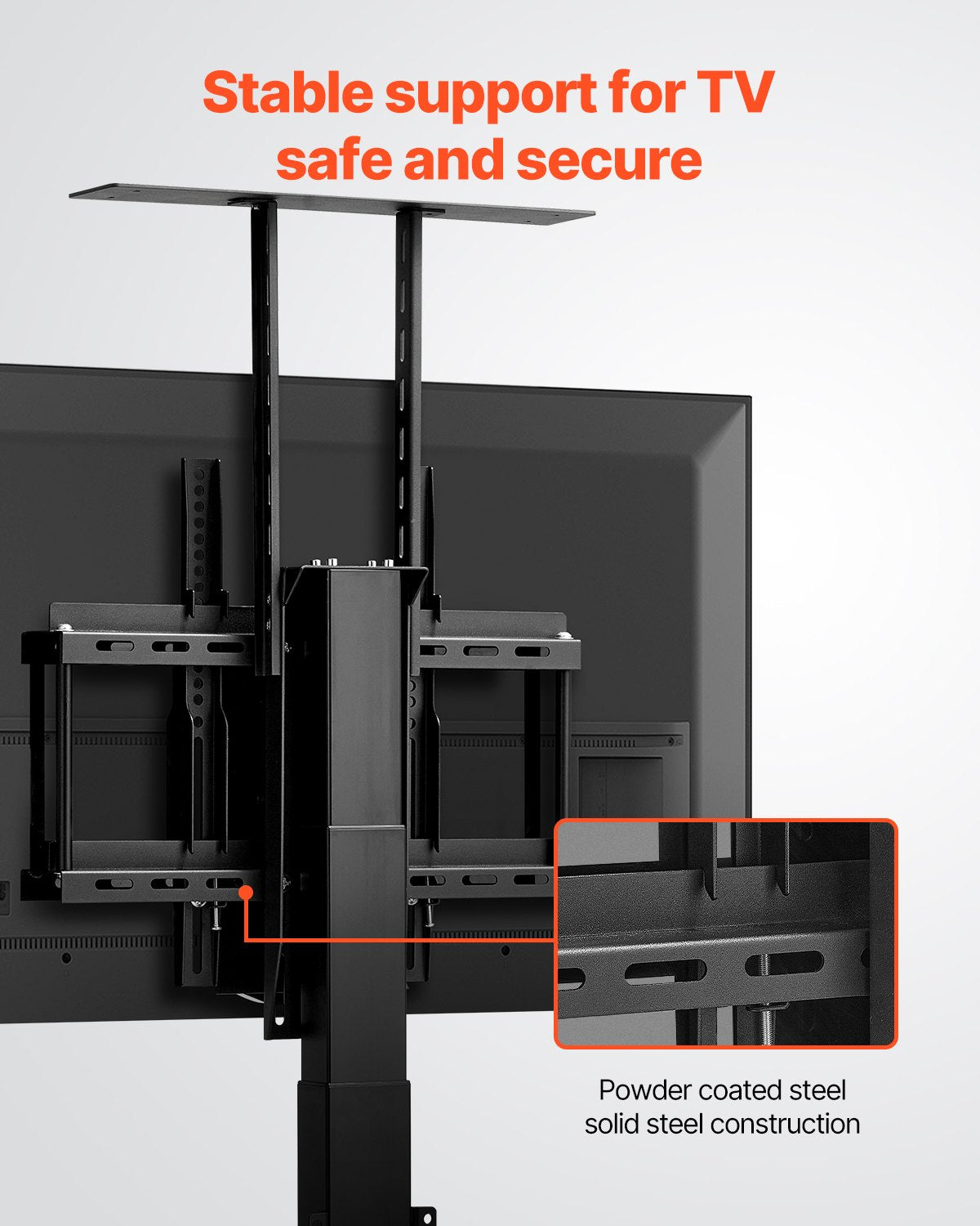 Motorized TV Lift Stand for 32-55 Inch TVs with Remote Control