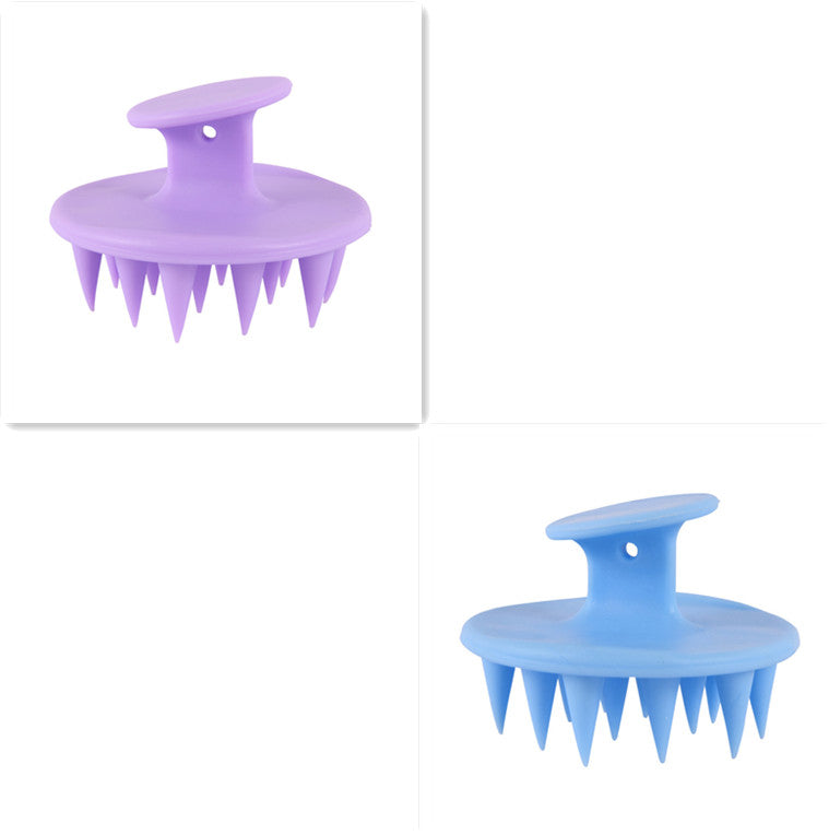 Silicone Shampoo Brush Massage Hair Scalp Cleaner Hair Care Tool