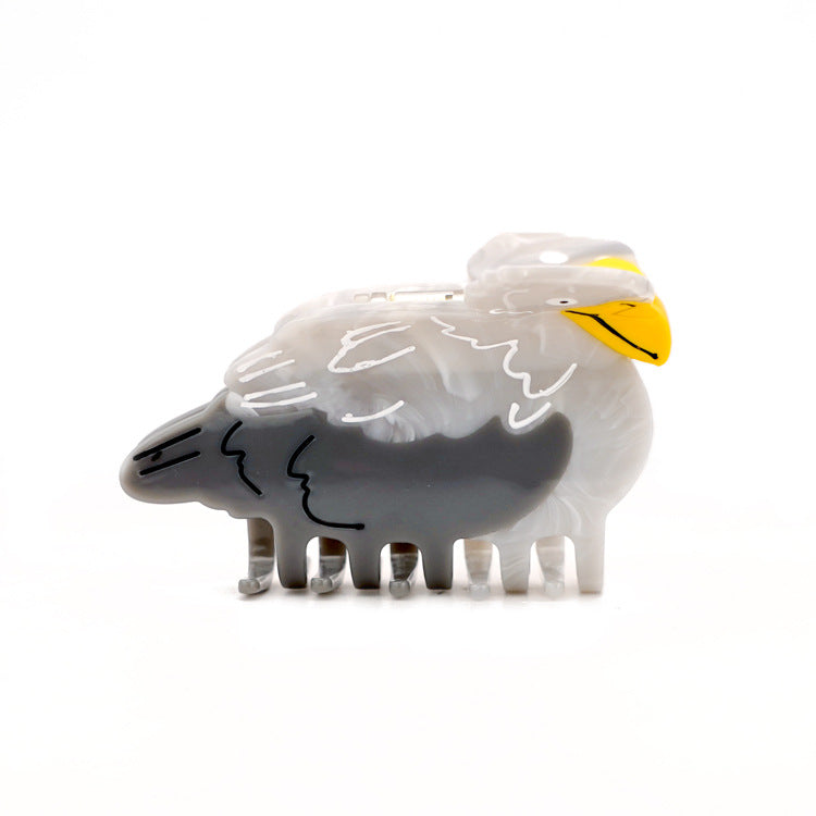 Cute Animal Acetate Hairpin - Handmade