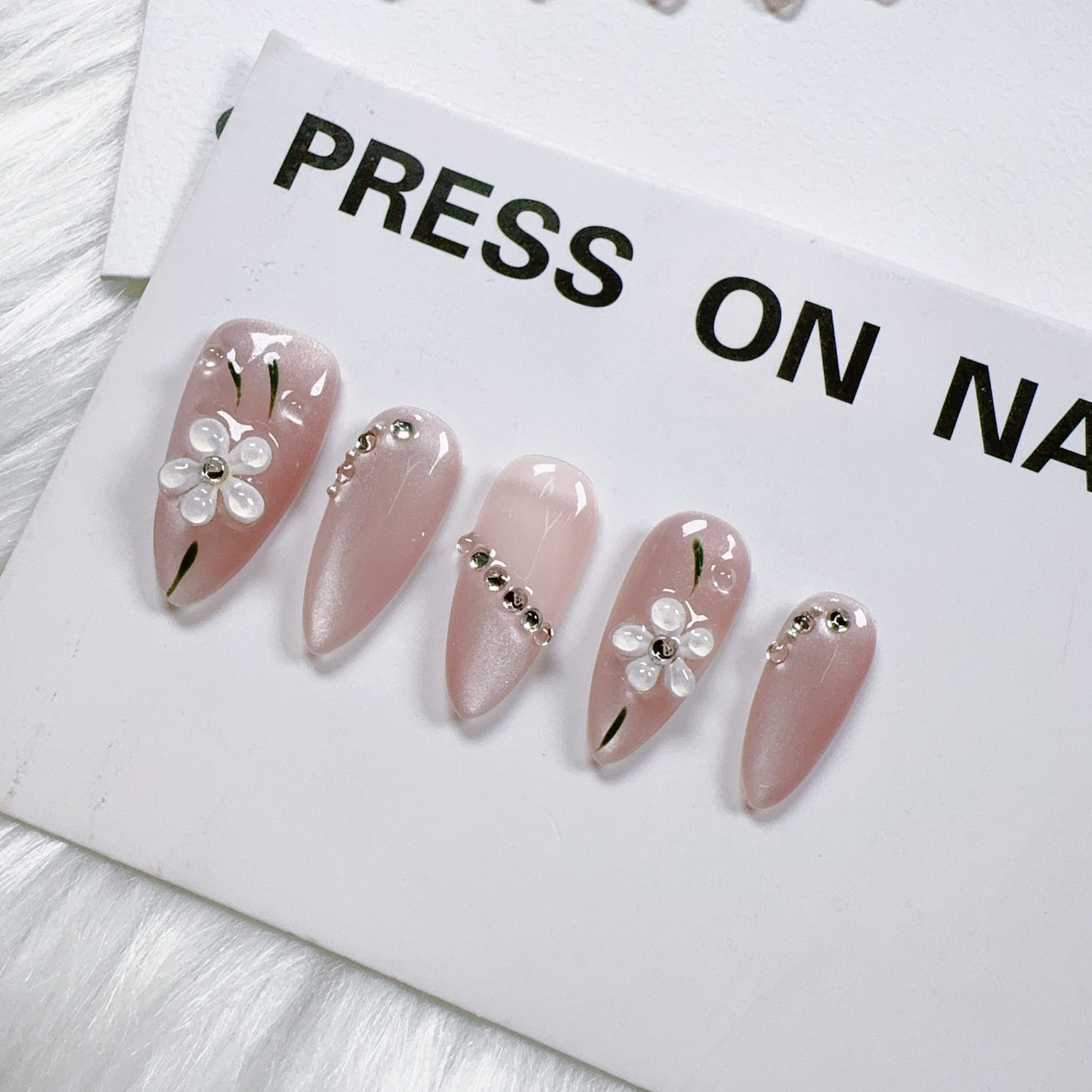 Removable Nail Sticker Set for Nail Art - Summer Peach Pink, Multiple Sizes