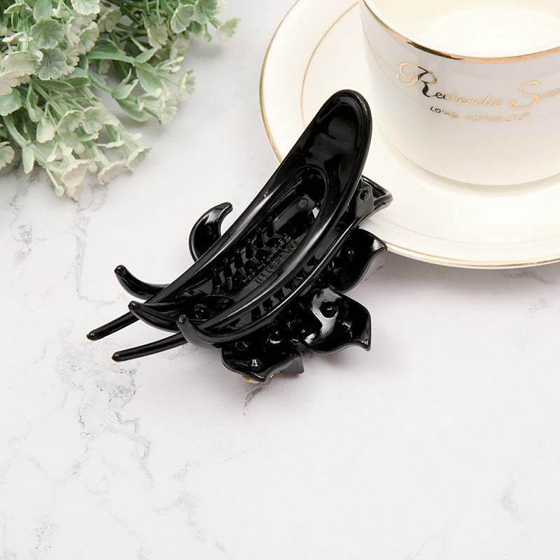 Women's Hair Clip Duckbill Claw - Rhinestone