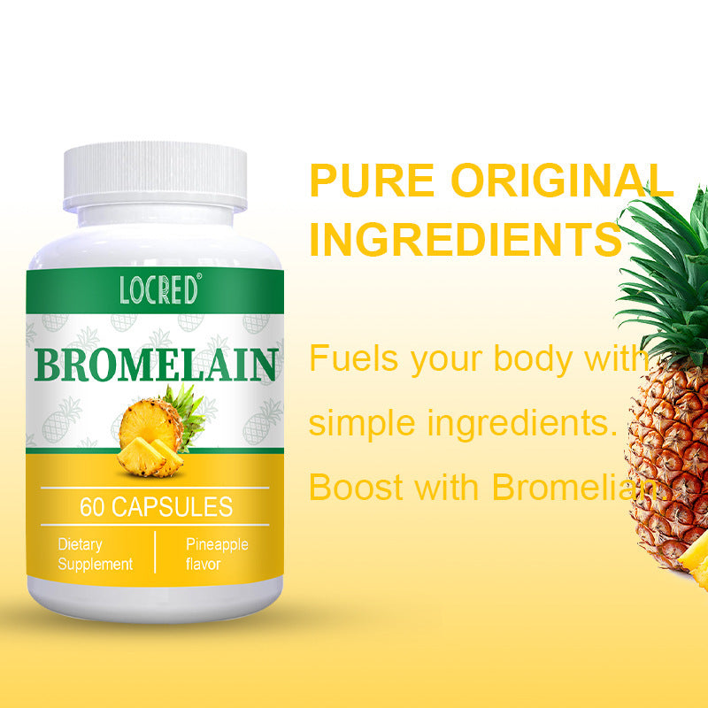 Bromelain Capsules, 60 Pieces