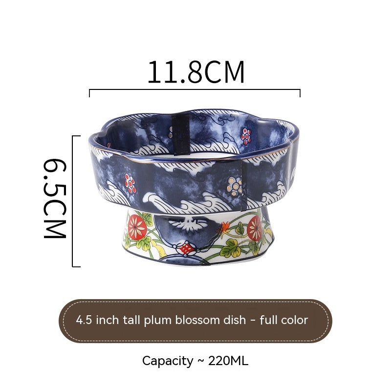 Japanese Tall Ceramic Bowl for Cooking & Serving - Multiple Colors