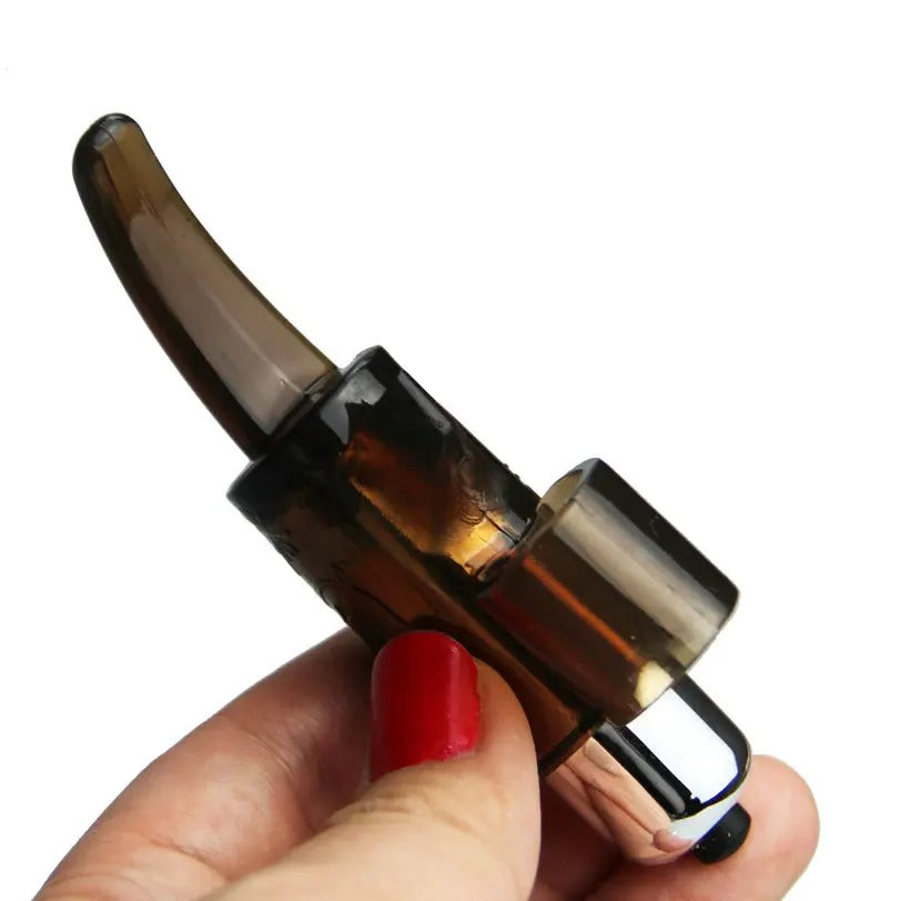 Handheld Tongue Shock Vibration Device for Wellness and Oral Care