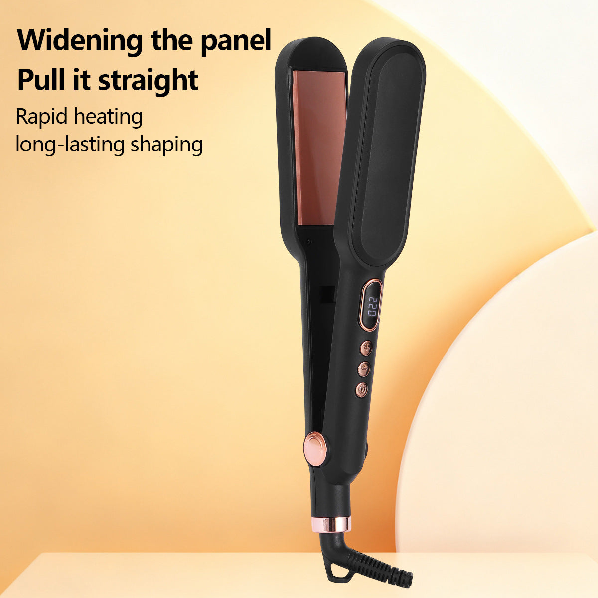 Multi-Setting Ceramic Hair Straightener with Temperature Control