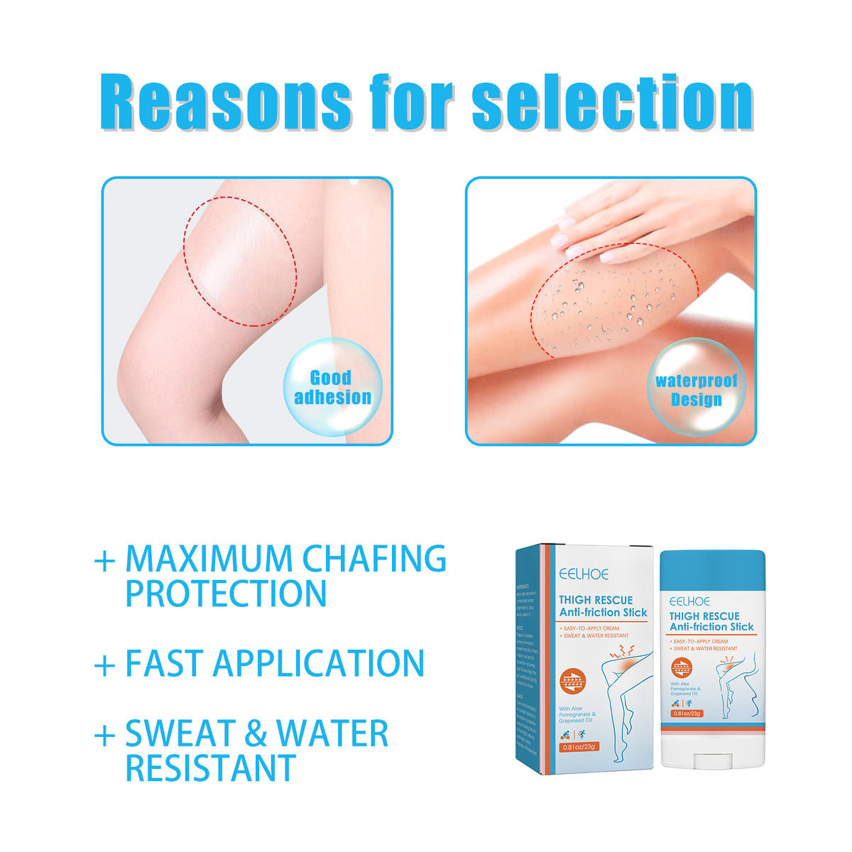 Thigh Anti-Friction Stick 23g - Body Care Balm