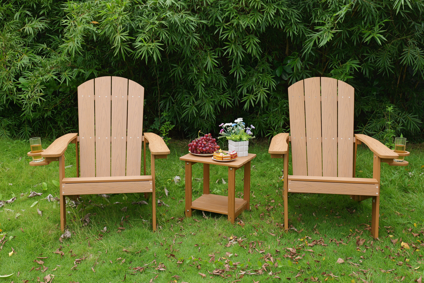 2-Piece All-Season Outdoor Lounge Chairs Perfect For Patio Chats &