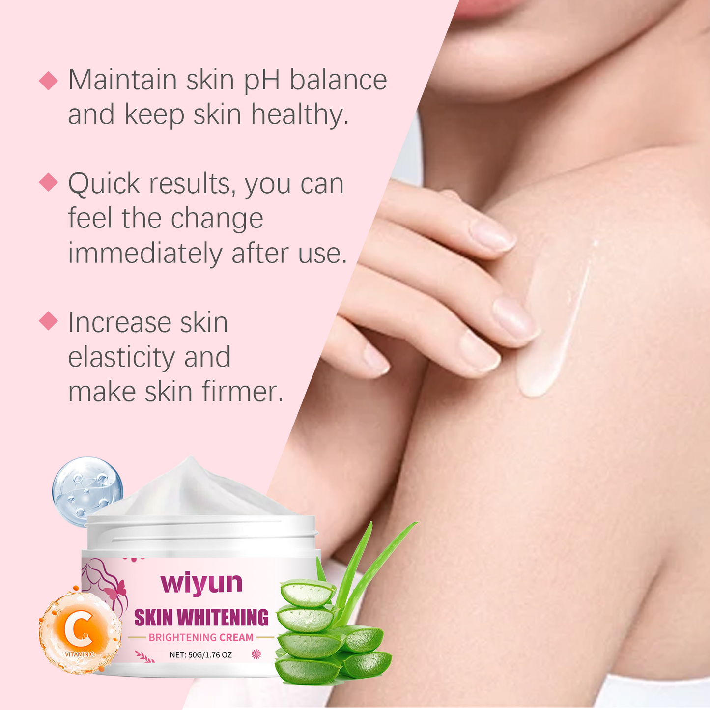 Brightening Facial Moisturizer with Vitamin C & Collagen - 50g