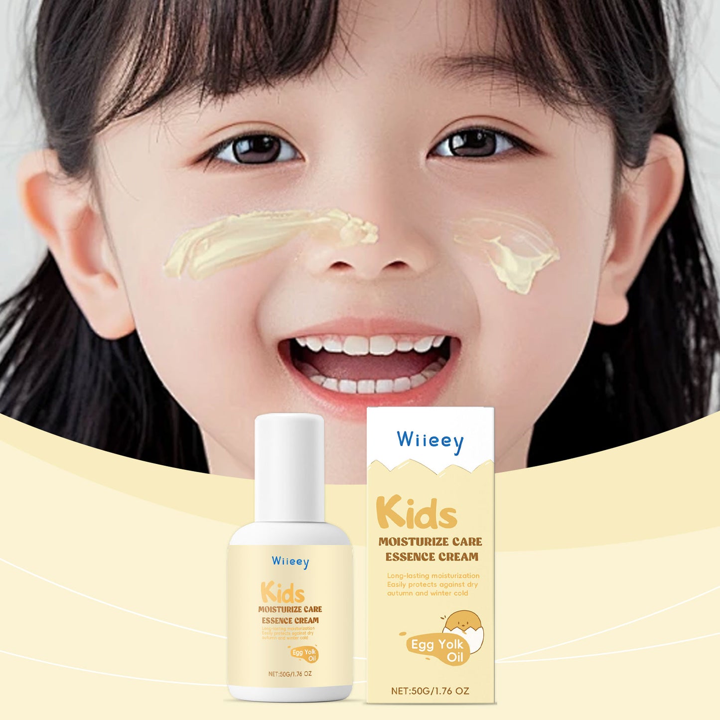 Gentle Children's Moisturizing Cream - Wheat Germ Oil Face & Body Lotion