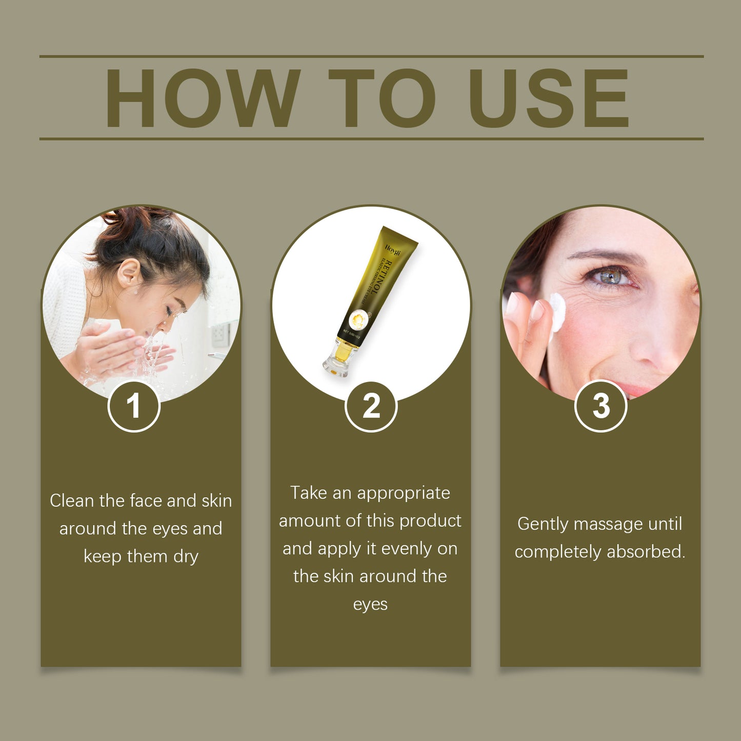 Retinol Eye Cream for Fine Lines & Hydration - 30g Anti-Aging Eye Care