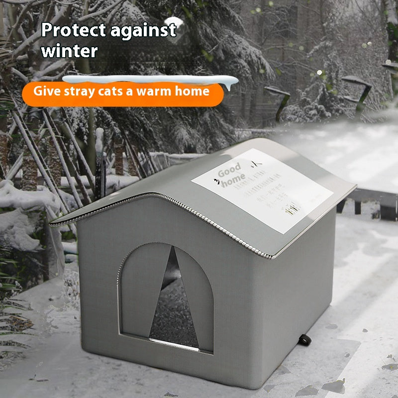 Winter Waterproof Cat Nest Bed - Small to Large Sizes for Pets