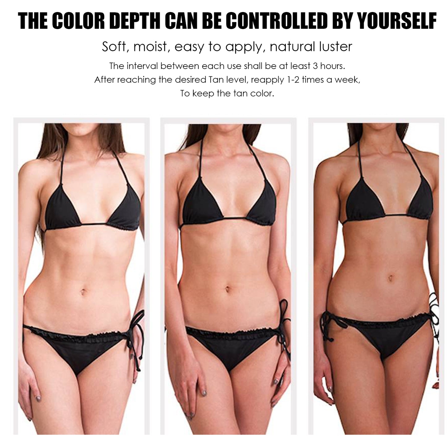 Tropical Self-Tanning Body Cream - Moisturizing Sunless Tanner for Glowing Skin