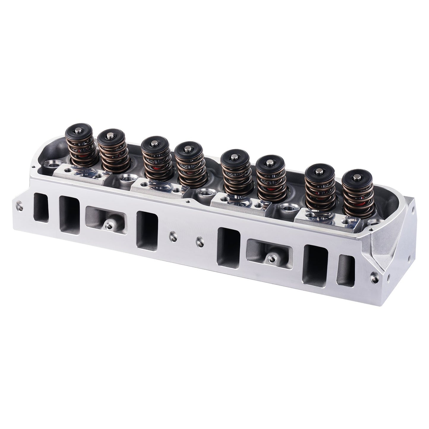 Aluminum Cylinder Head Assembly Replacement for Ford SBF Engines - Silver